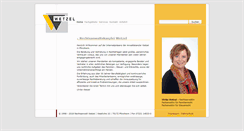 Desktop Screenshot of kanzlei-wetzel.de